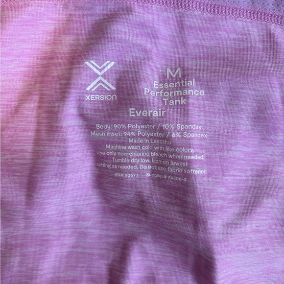 Pink Performance Tank - Picture 2 of 5